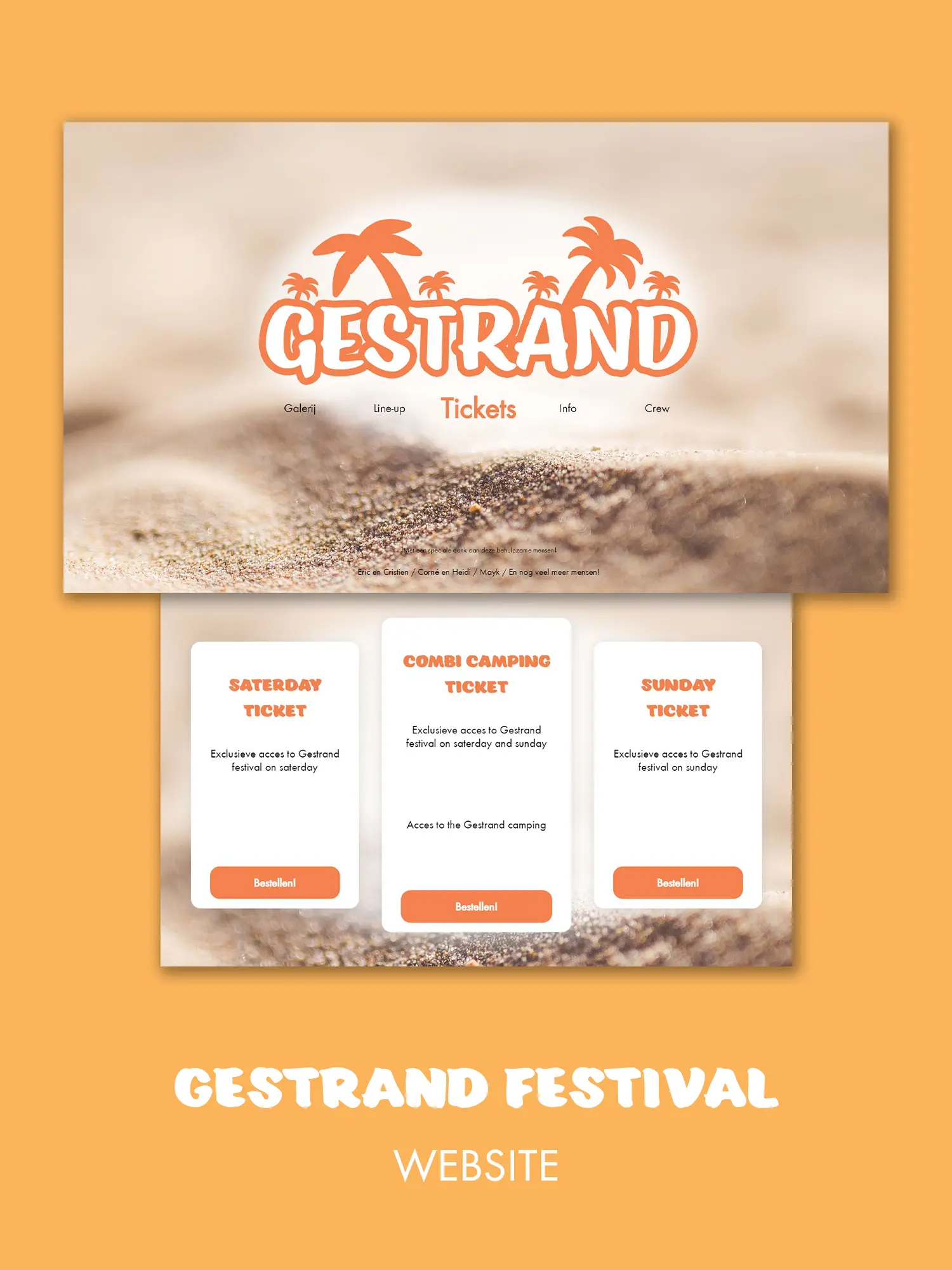 Gestrand Website